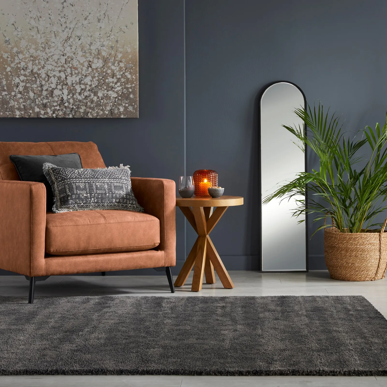 Jude Rug Jude Charcoal