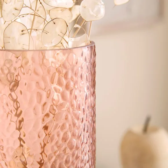 Dimpled Glass Vase 2