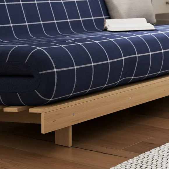 Mito Window Pane Check Double Futon 5