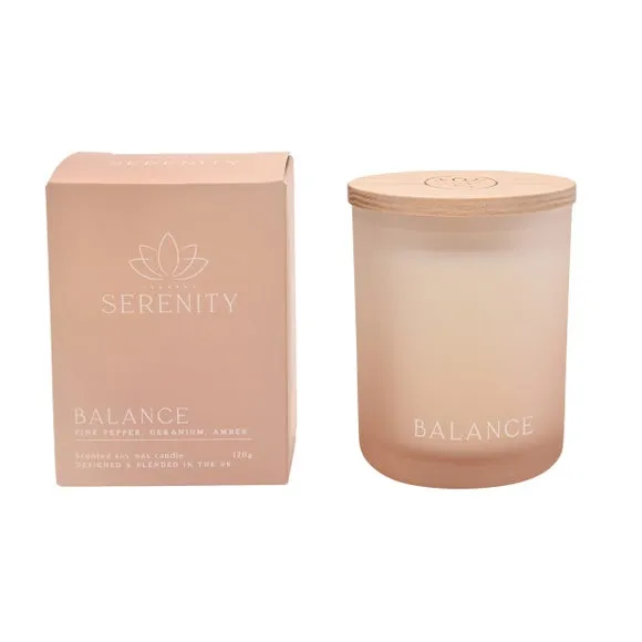 Serenity Balance Pink Pepper Geranium & Amber Candle 2