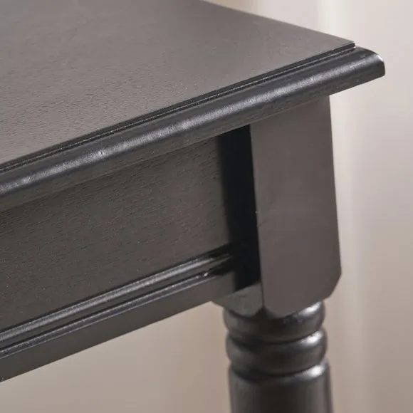 Heritage Half Moon Accent Table, Painted Pine 2