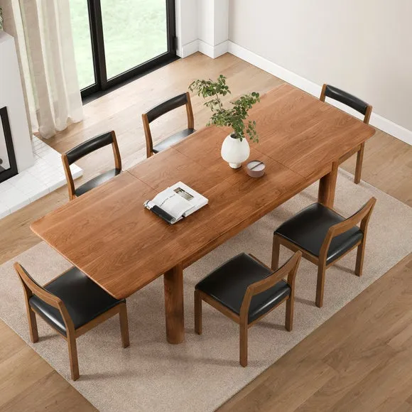 Reeva Extendable 6 to 8 Seater Rectangular Dining Table 5