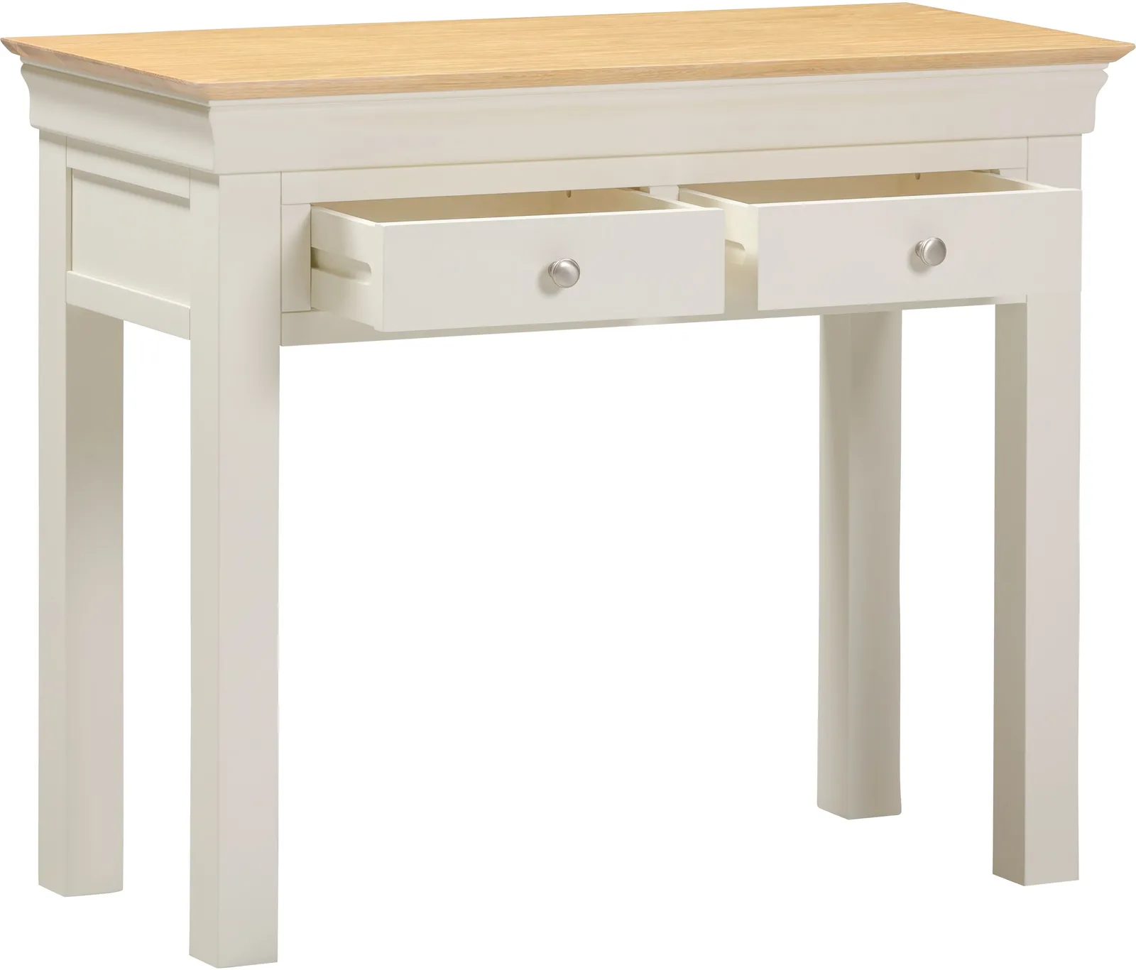 Seconique Bordeaux Console Table (Fully Assembled) in Ivory 5