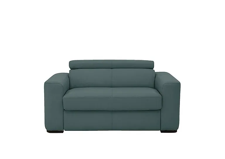 Infinity Leather Chair Sofabed - BV Lake Green