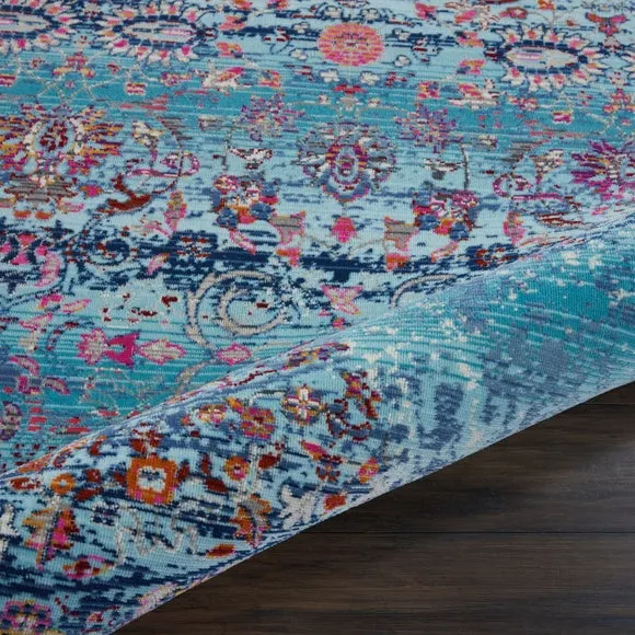 Vintage Kashan 2 Round Rug 6