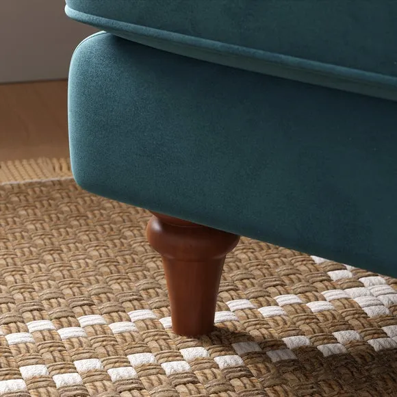 Beatrice II Velvet Snuggle Chair 4