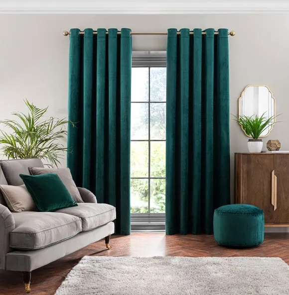 Isla Ultra Blackout Eyelet Curtains 2