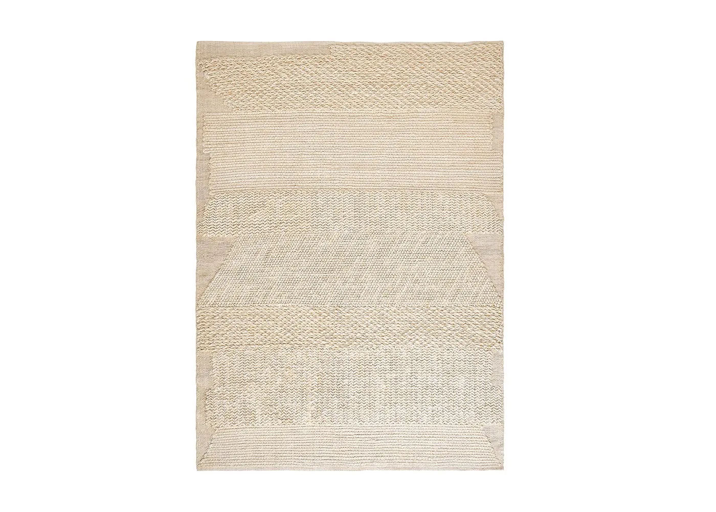 Tom Dixon Knotty Rug White 170 x 240cm