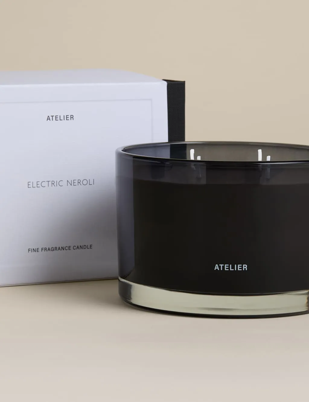 Atelier Electric Neroli 4 Wick Candle Black Mix