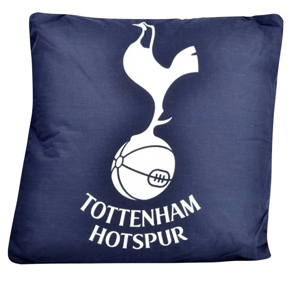 Tottenham Hotspur FC Official Football Crest Cushion in Navy