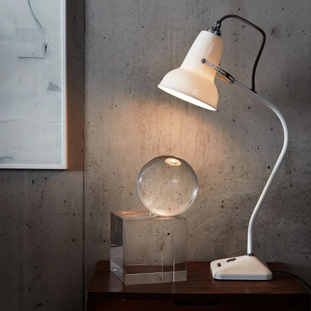 Anglepoise Original 1227 Mini Table Lamps Linen White 3