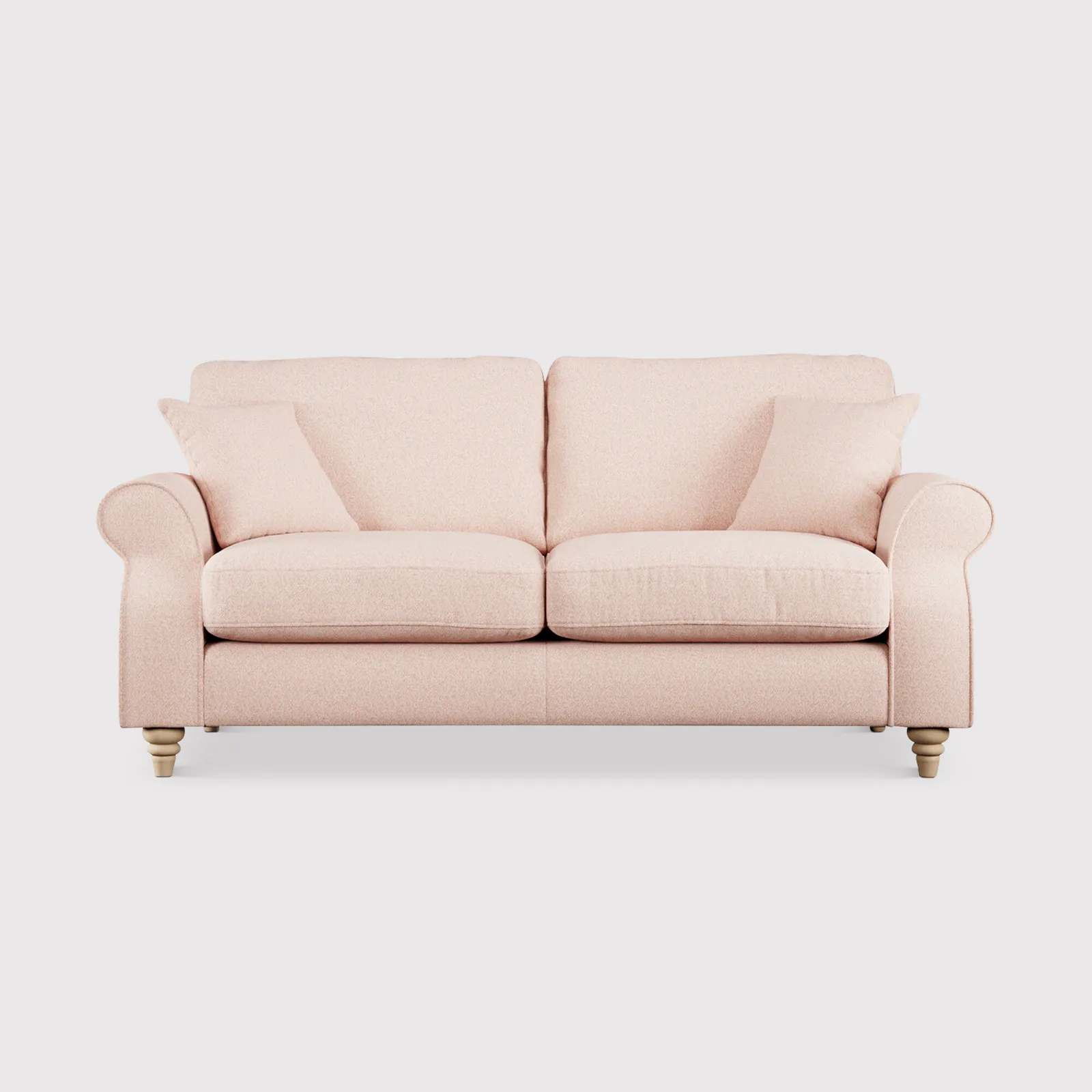 Hattie 3 Seater Sofa, Pink Fabric | Barker & Stonehouse 1