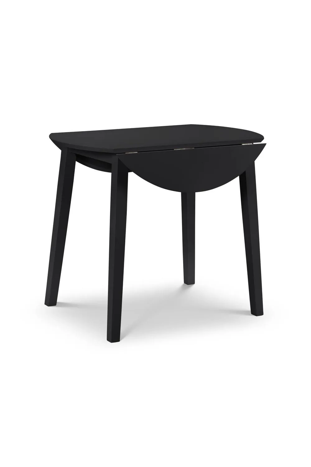 Julian Bowen Coast Round 2-4 Seater Drop Leaf Dining Table in Black 4