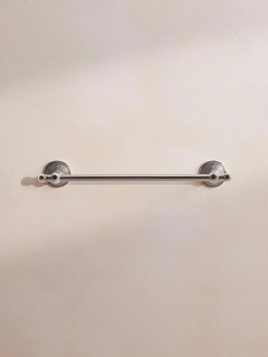 Charlton Nickel Towel Rail, Medium