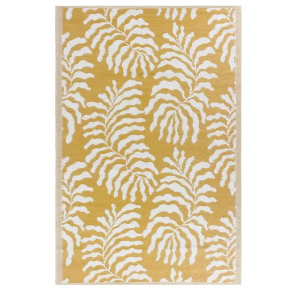 furn. Tocorico Mustard Reversible Indoor Outdoor Rug 3