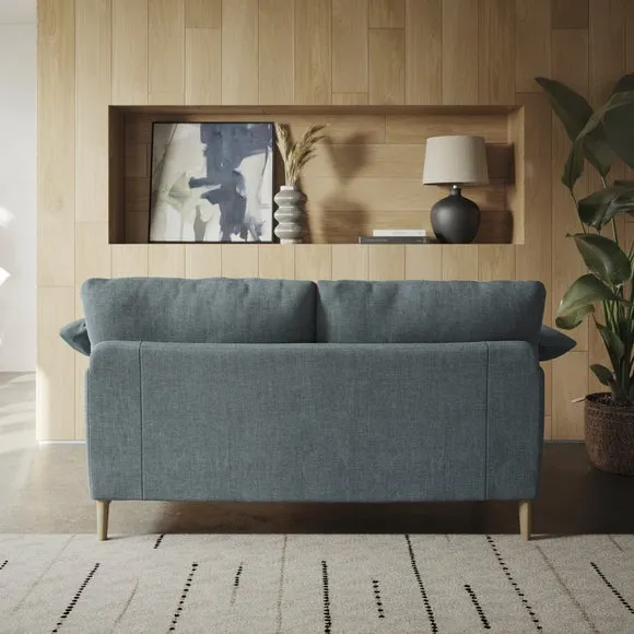 Hector Tonal Plush Chenille 2 Seater Sofa 4