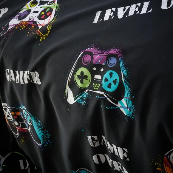 Catherine Lansfield Game Over Duvet Cover and Pillowcase Set 4