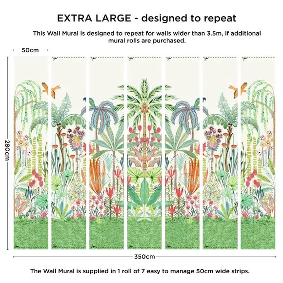 Tropical Paradise Island Wall Mural 4