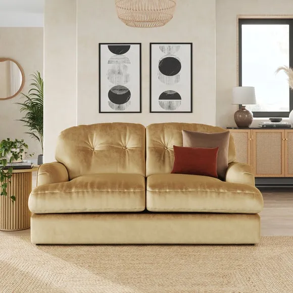 Martha Vintage Velvet 2 Seater Sofa Bed 4