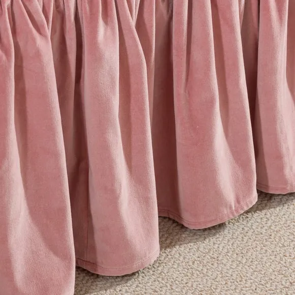 Clara Cotton Velvet Frilled Valance 3