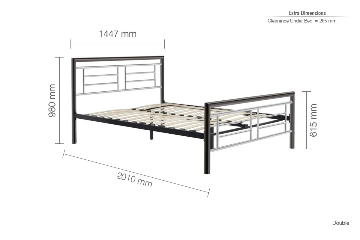Birlea Montana Bed in Silver 6