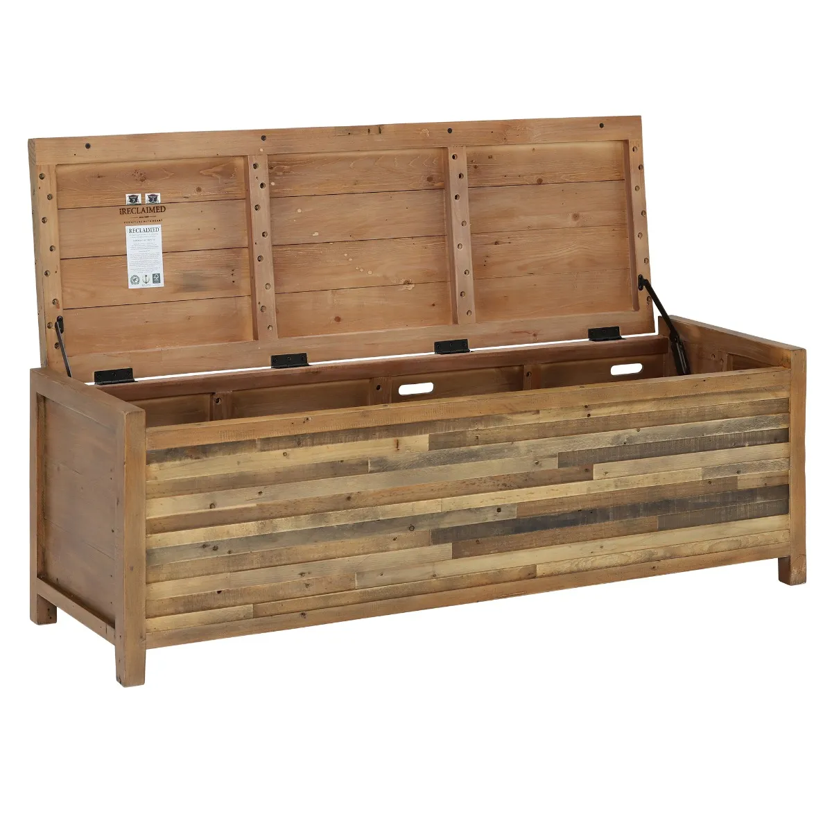 Charlie Large Rectangular Blanket Box, Wood | Barker & Stonehouse 3