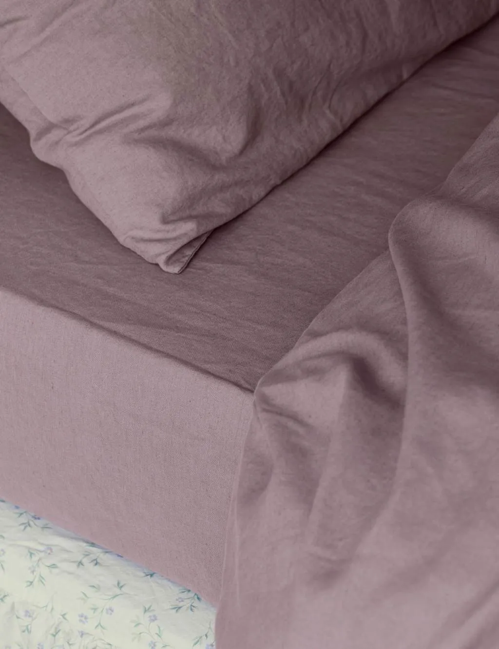 Piglet In Bed Linen Rich Fitted Sheet Purple