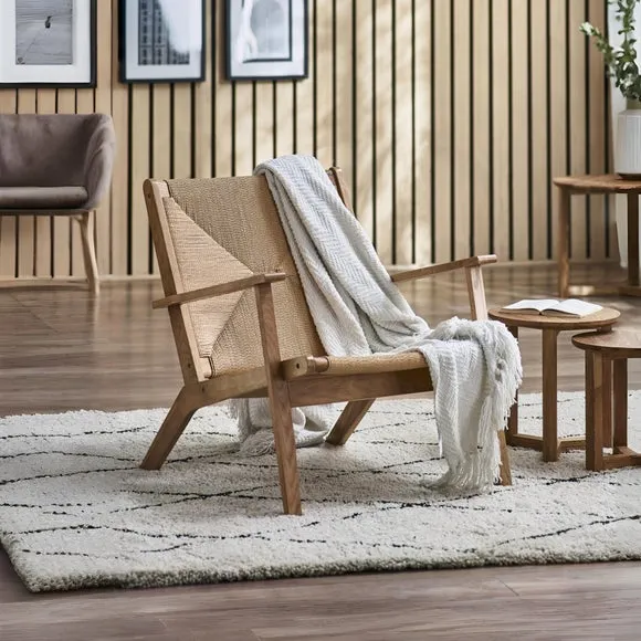 Icaria Wooden Accent Chair