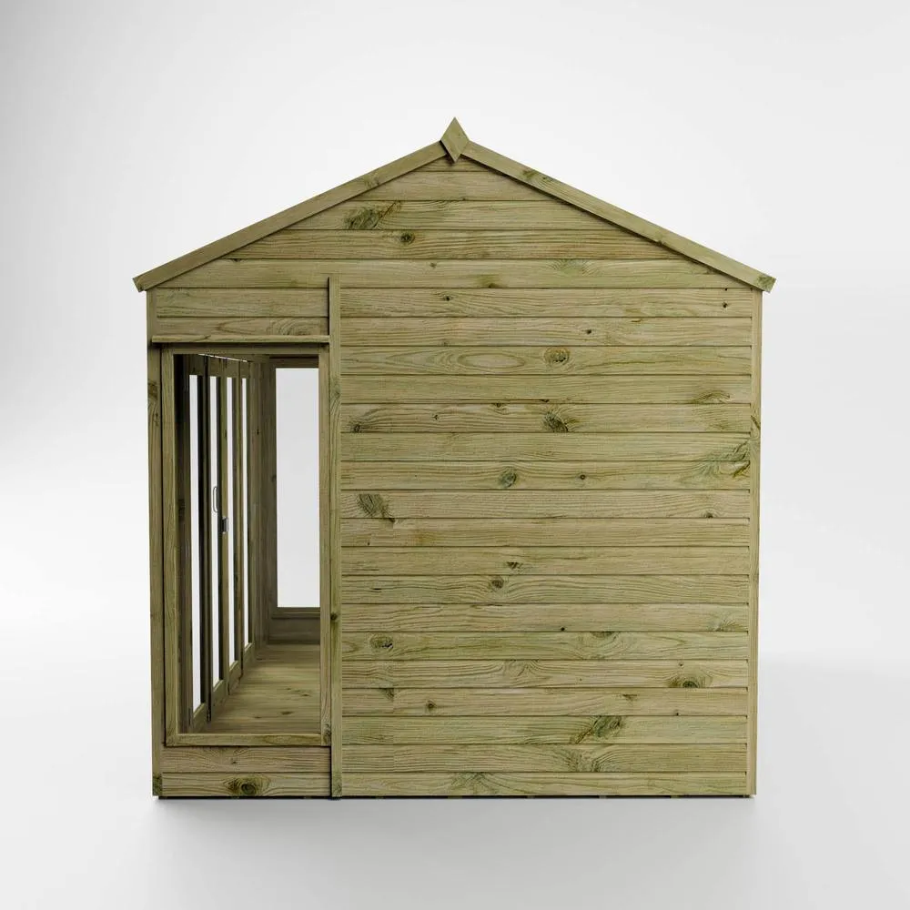 Mercia 10 x 8 Feet Vermont Summerhouse - L248.9 x W298.6 x H260.4 cm - Brown 4