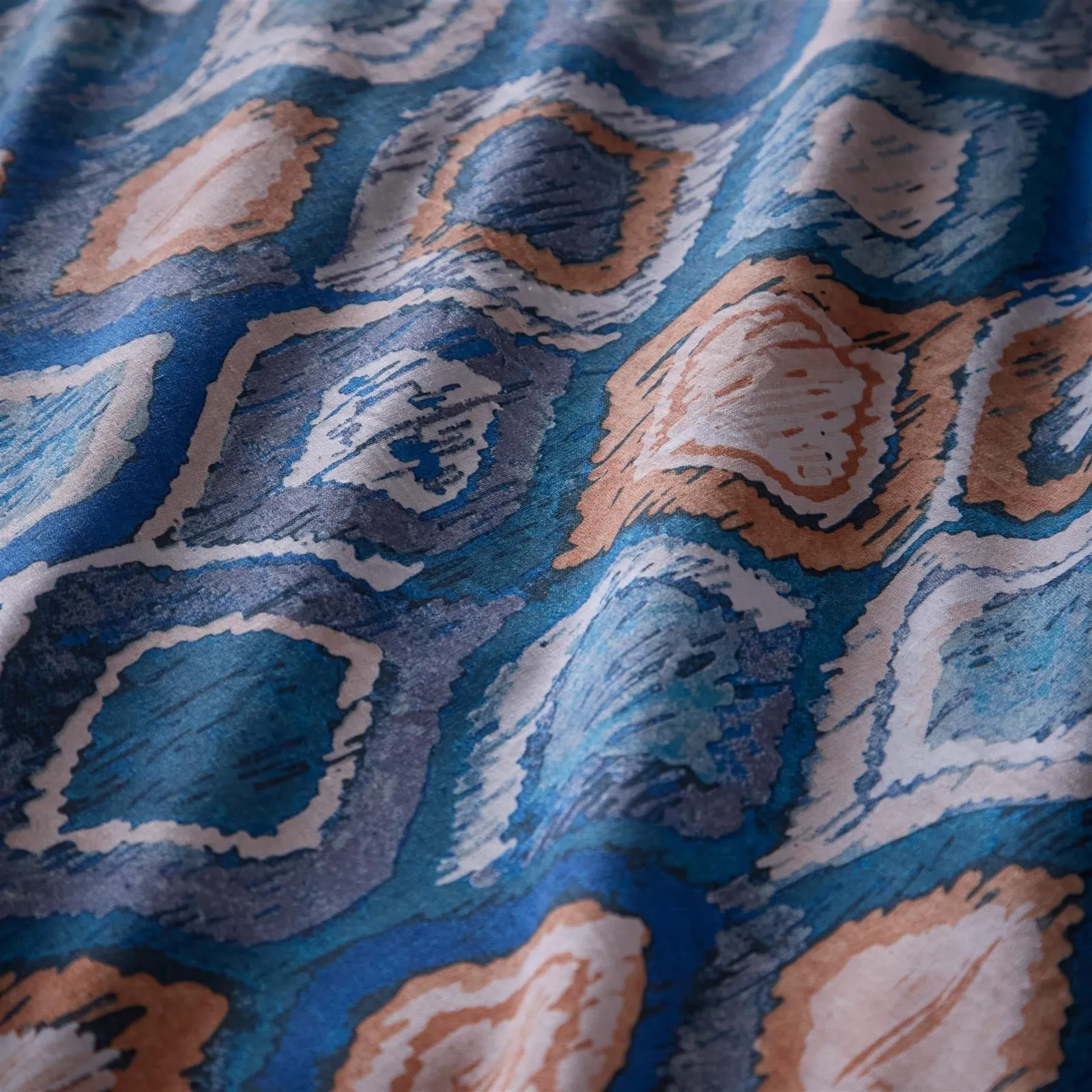 Portfolio Home Tangiers Geometric Duvet Cover Quilt Set with Pillowcase in Blue 3