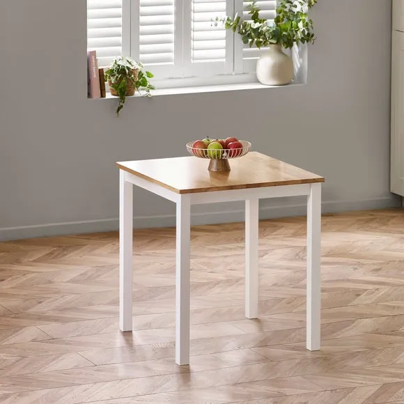 Linwood Square Fixed Dining Table with 2 Linwood Dining Chairs 2