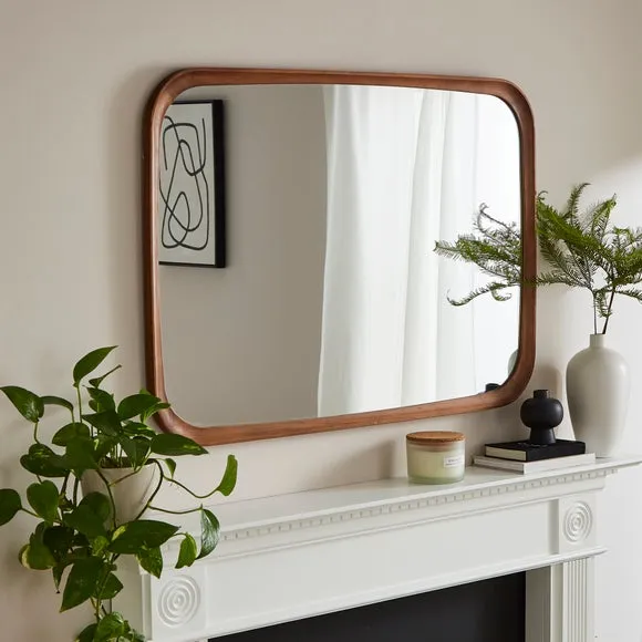 Tranter Wooden Rectangle Wall Mirror