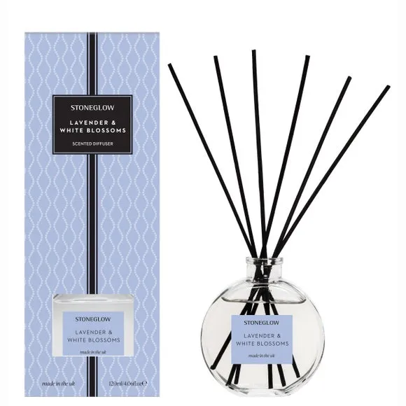 Stoneglow Signature Collection Lavender & White Blossom Diffuser