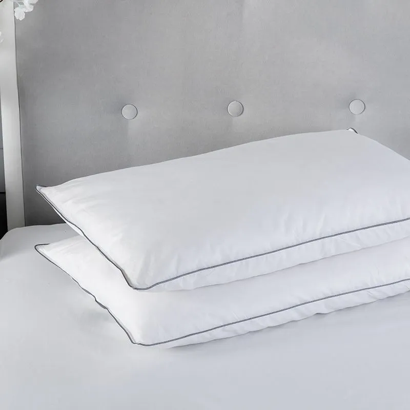 Snug City Microfibre Pillow Pair Feels Like Down Luxury Premium Soft Touch in White