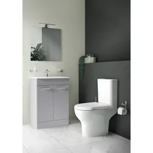 Holkham Light Grey Vanity Unit & Basin - 855 x 590mm 2