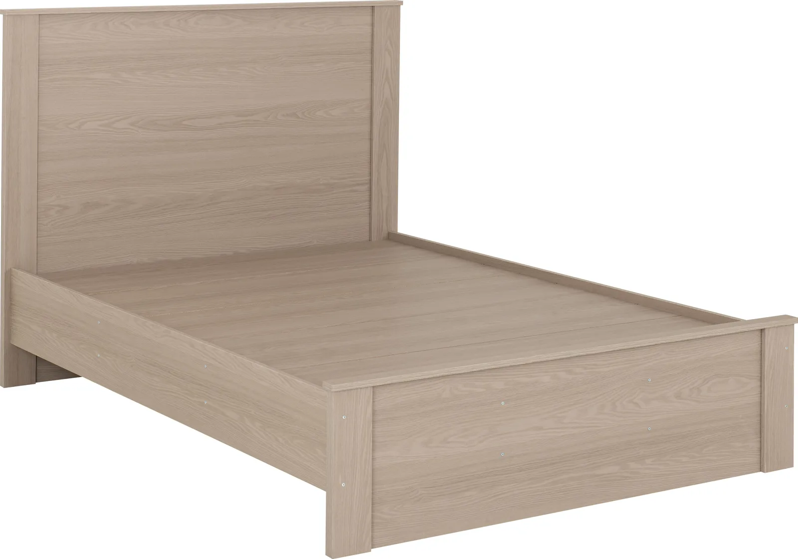 Seconique Paris 4'6 Double Bed in Light Grey 3