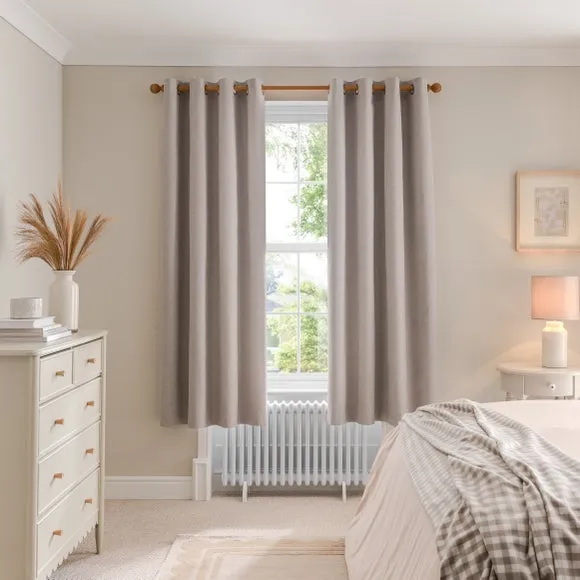 Luna Brushed Eyelet Curtains (Blackout Available) 4