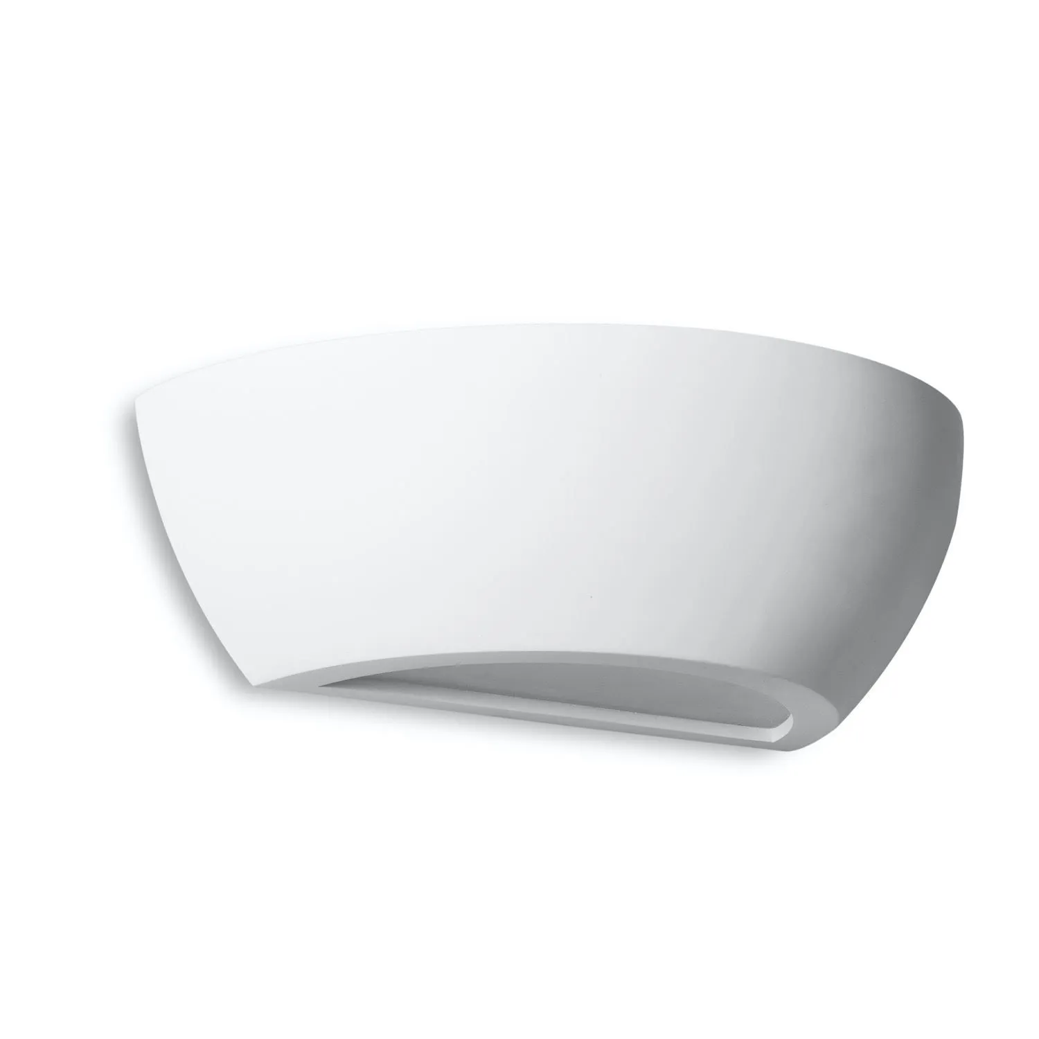 First Choice Lighting Mazzaro - White E14 Plaster Wall Light 2