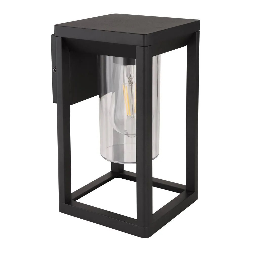 Netlighting Candela Outdoor Wall Lantern Matt Black 1x E27 2