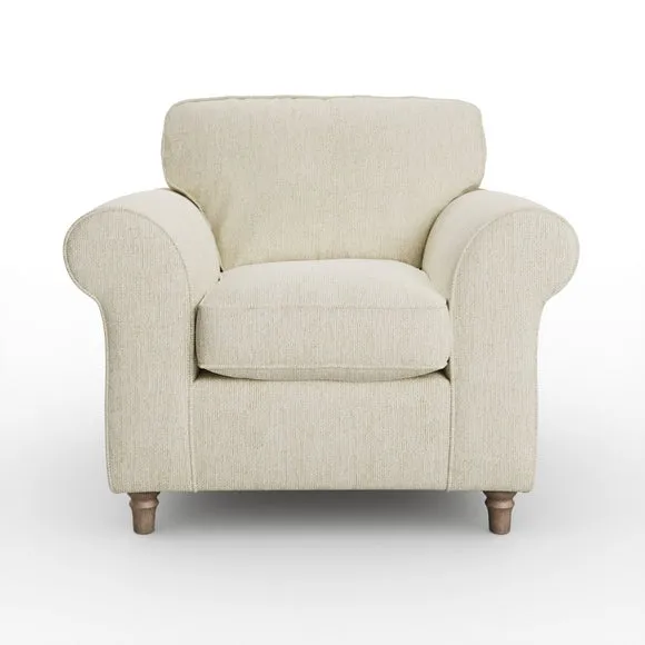 Flori Chunky Chenille Armchair 6