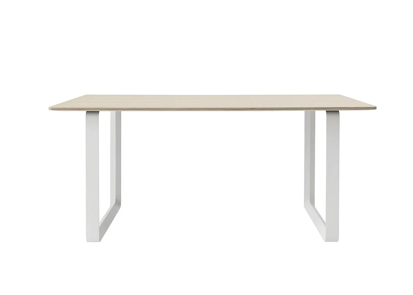 Muuto 70/70 Table 170 x 85cm in Oak with White Legs 1