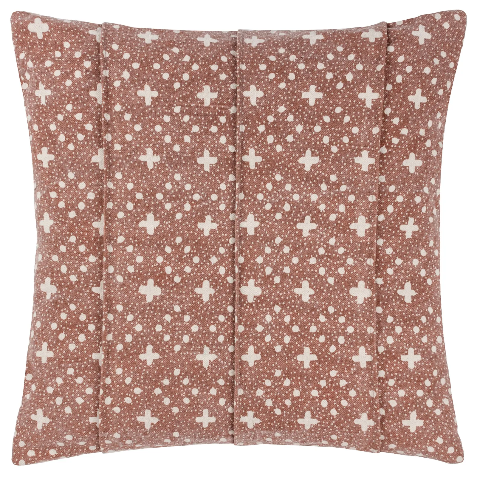 Yard Helm 100% Cotton Woven Cushion in Brown 2