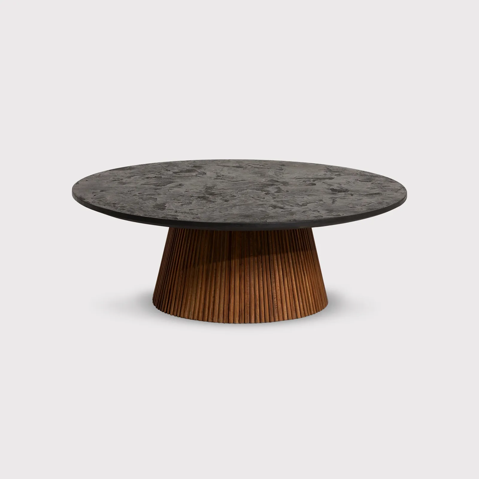 Trinidad Large Round Coffee Table, Round, Teak Wood | Barker & Stonehouse