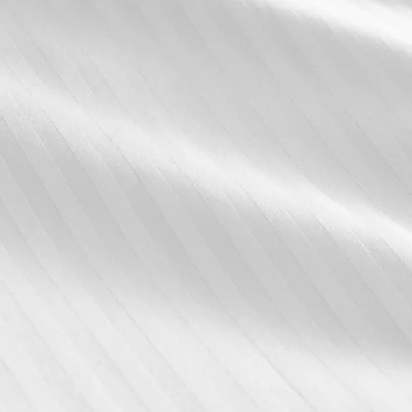 Hotel Cotton Stripe 400 Thread Count Flat Sheet 2