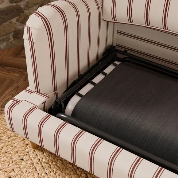 Beatrice II Folkstone Stripe Single Snuggle Sofa Bed 3