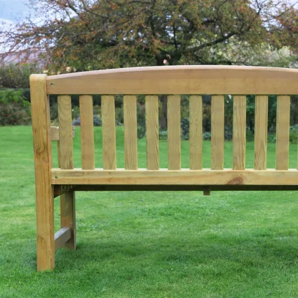 Emily 3 Seater Wooden Bench 3