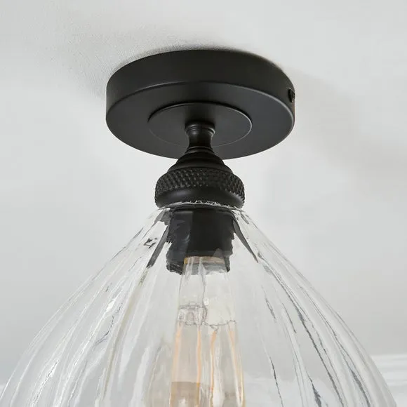 Churchgate Allexton Flush Ceiling Light 4