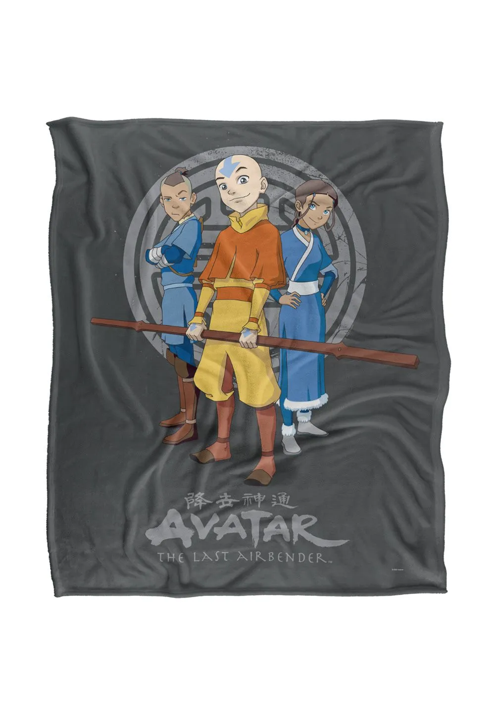 Avatar: The Last Airbender Avatar The Last Airbender Team Avatar Silky Touch Super Soft Throw Blanket 152 X 127 cm in White