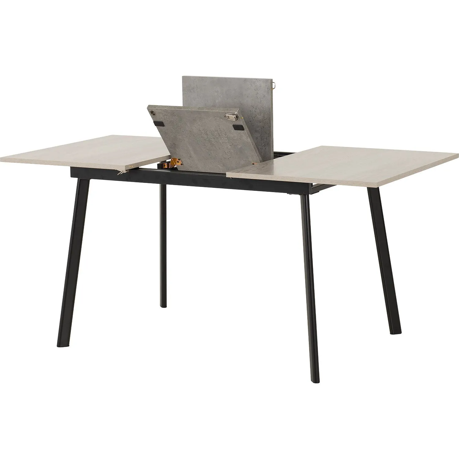 Seconique Avery Extending Dining Set with Lukas Chairs in Grey 3