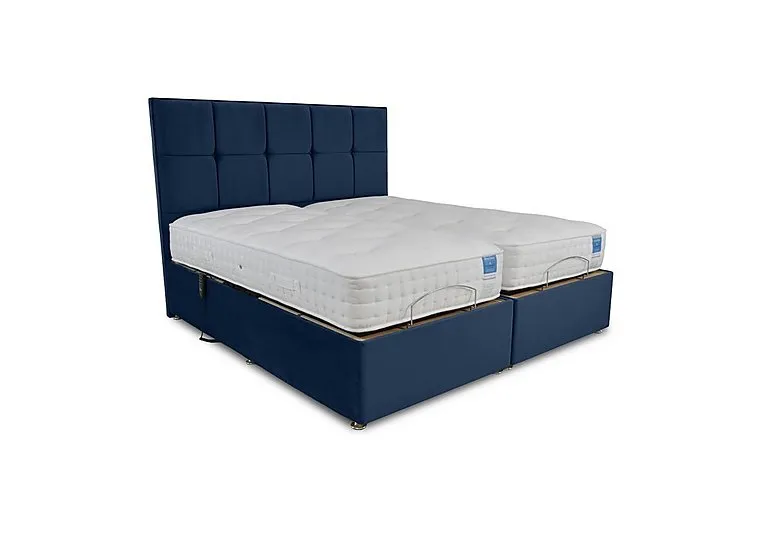 Natural Comfort Adjustable Divan Set - Super King - Plush Pacific
